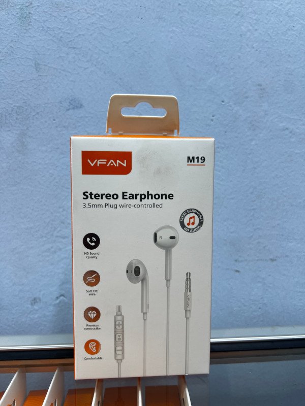 vfan  stereo earphone